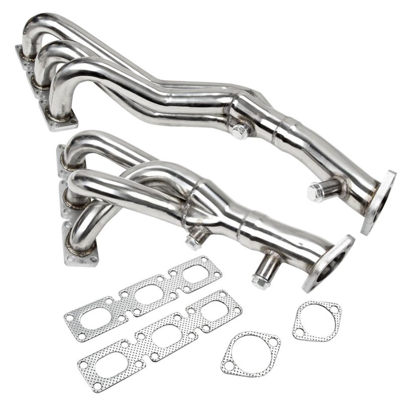 Stainless Steel 304 Mirror Polished Exhaust Header For BMW E46 323i 328i Z3 528i M5